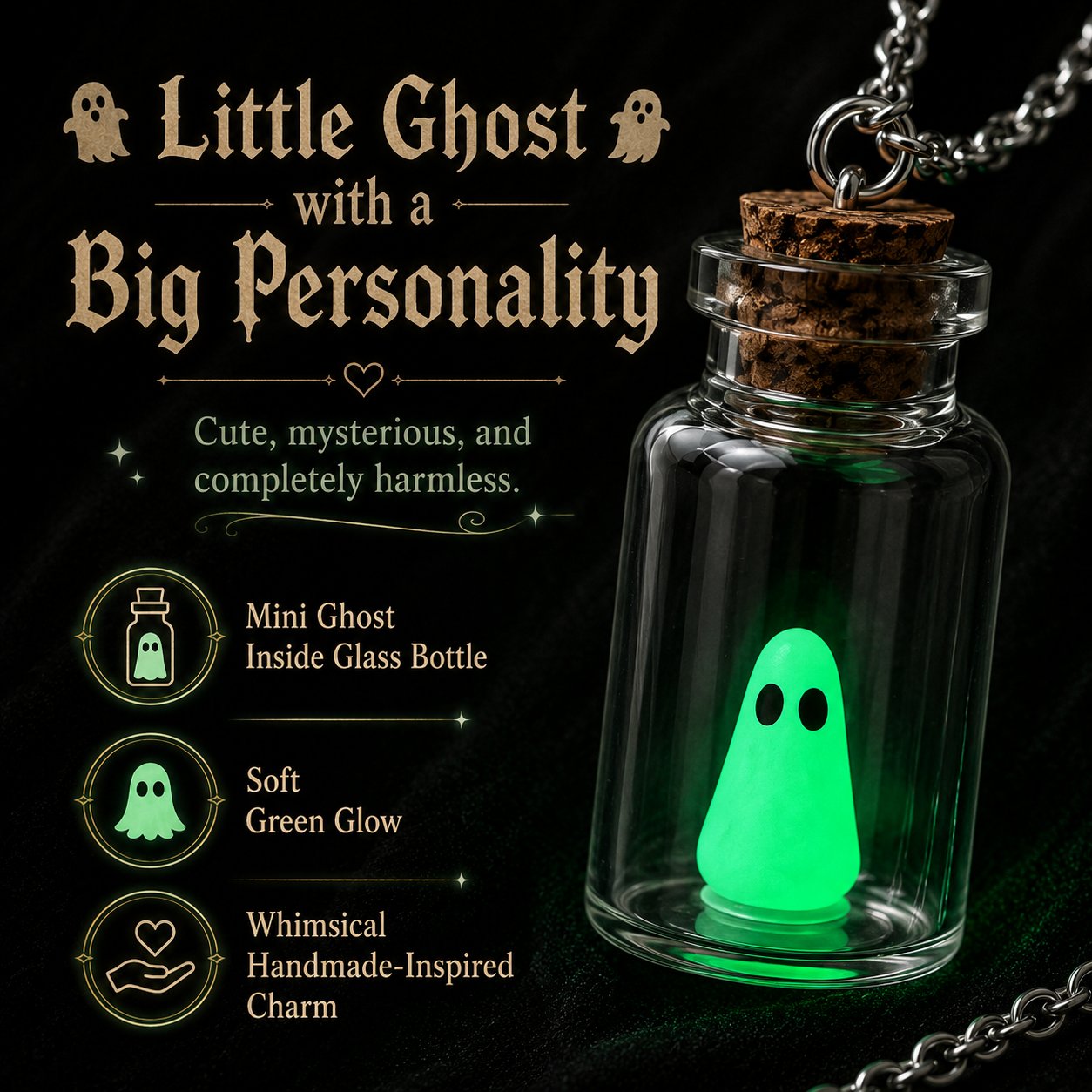 🔥 Last Day 49% OFF-Ghost Adoption Necklace