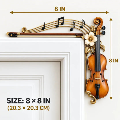 🎉Violin & Music Notes Door Topper
