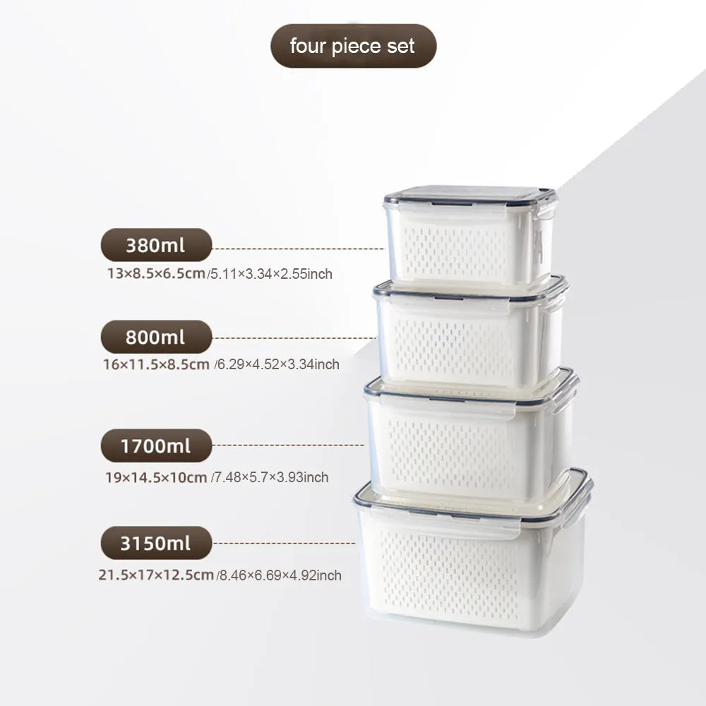 🍓 Food Storage Containers for Refrigerator Organization