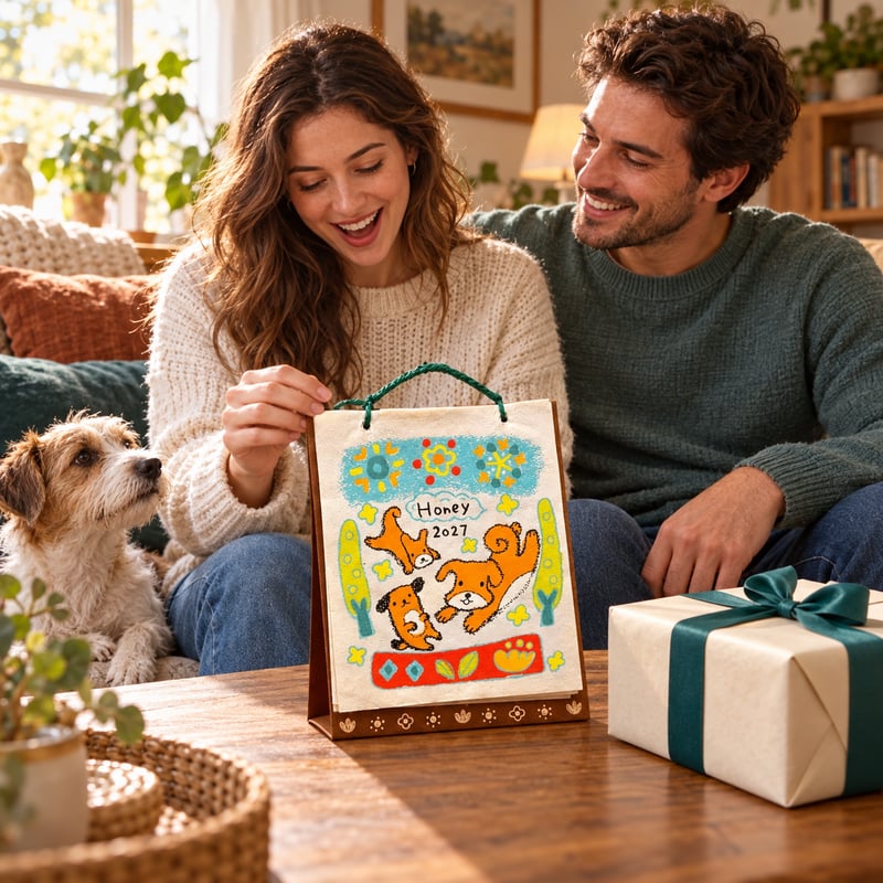 2027 Dog Doodle Illustrated Calendar