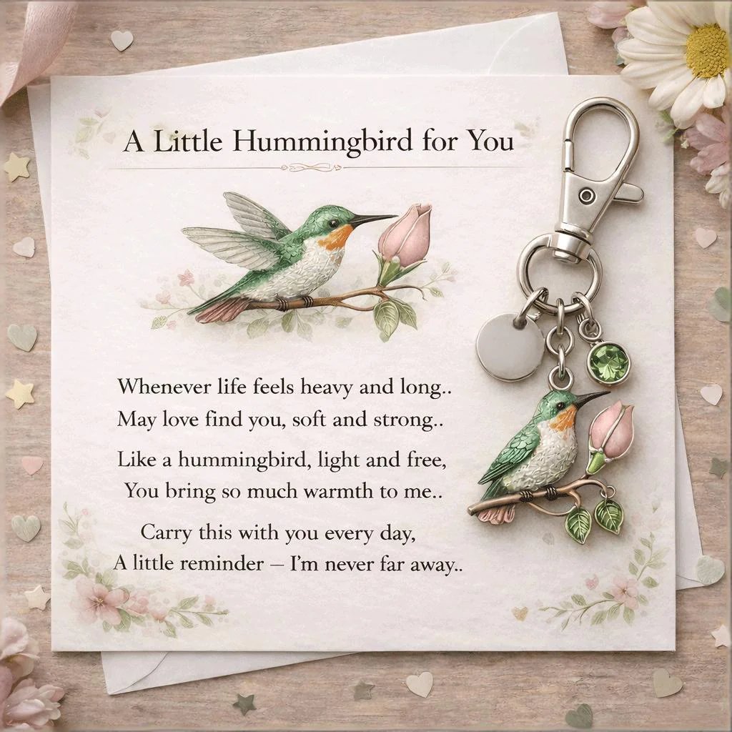💖Mother's Day Hot Sale 49%OFF🐦Exclusive Custom Hummingbird Keychain