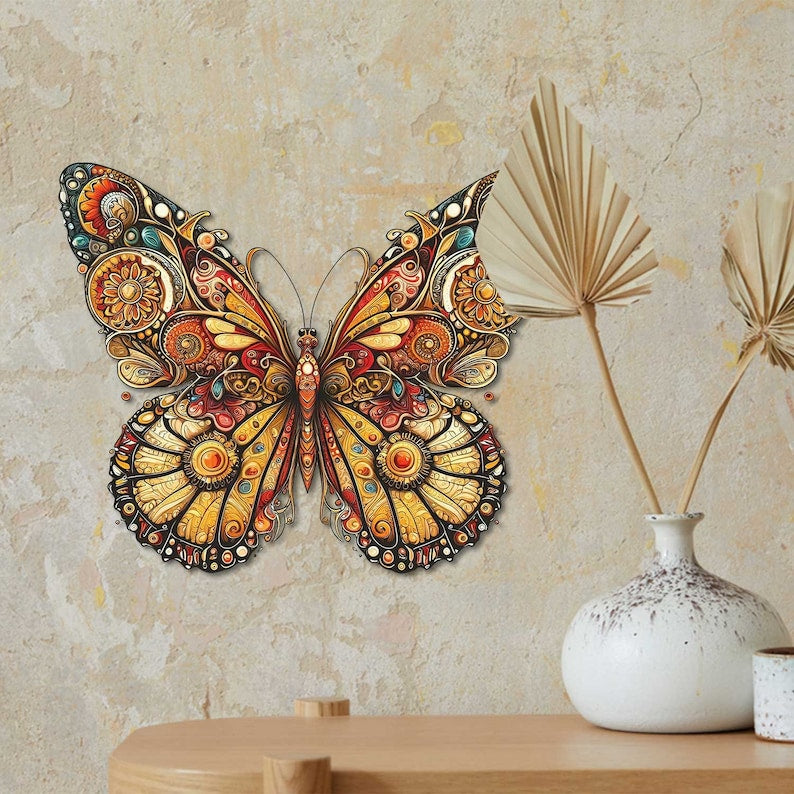 🦋Colors Butterfly Metal Garden Sign