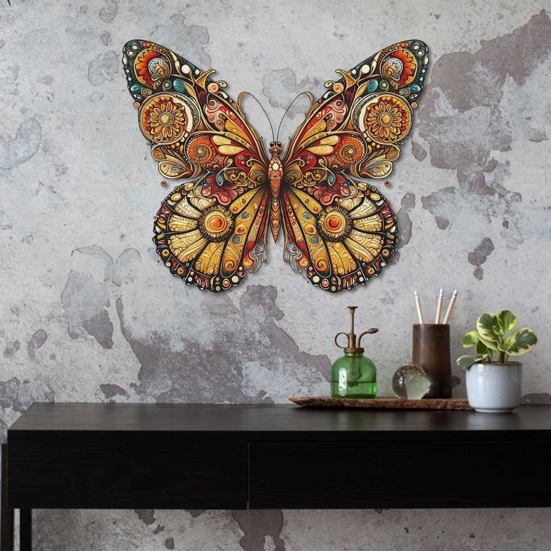 🦋Colors Butterfly Metal Garden Sign