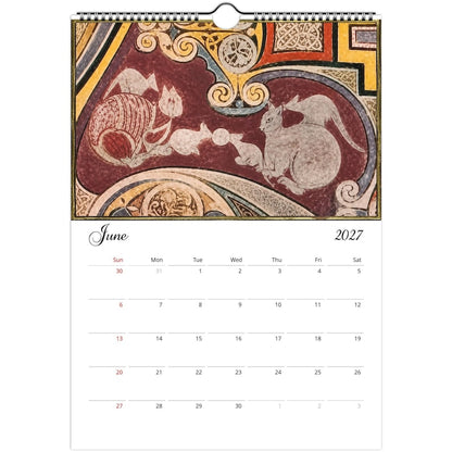 Medieval Cats Calendar 2027 – Weird and Whimsical Art Calendar