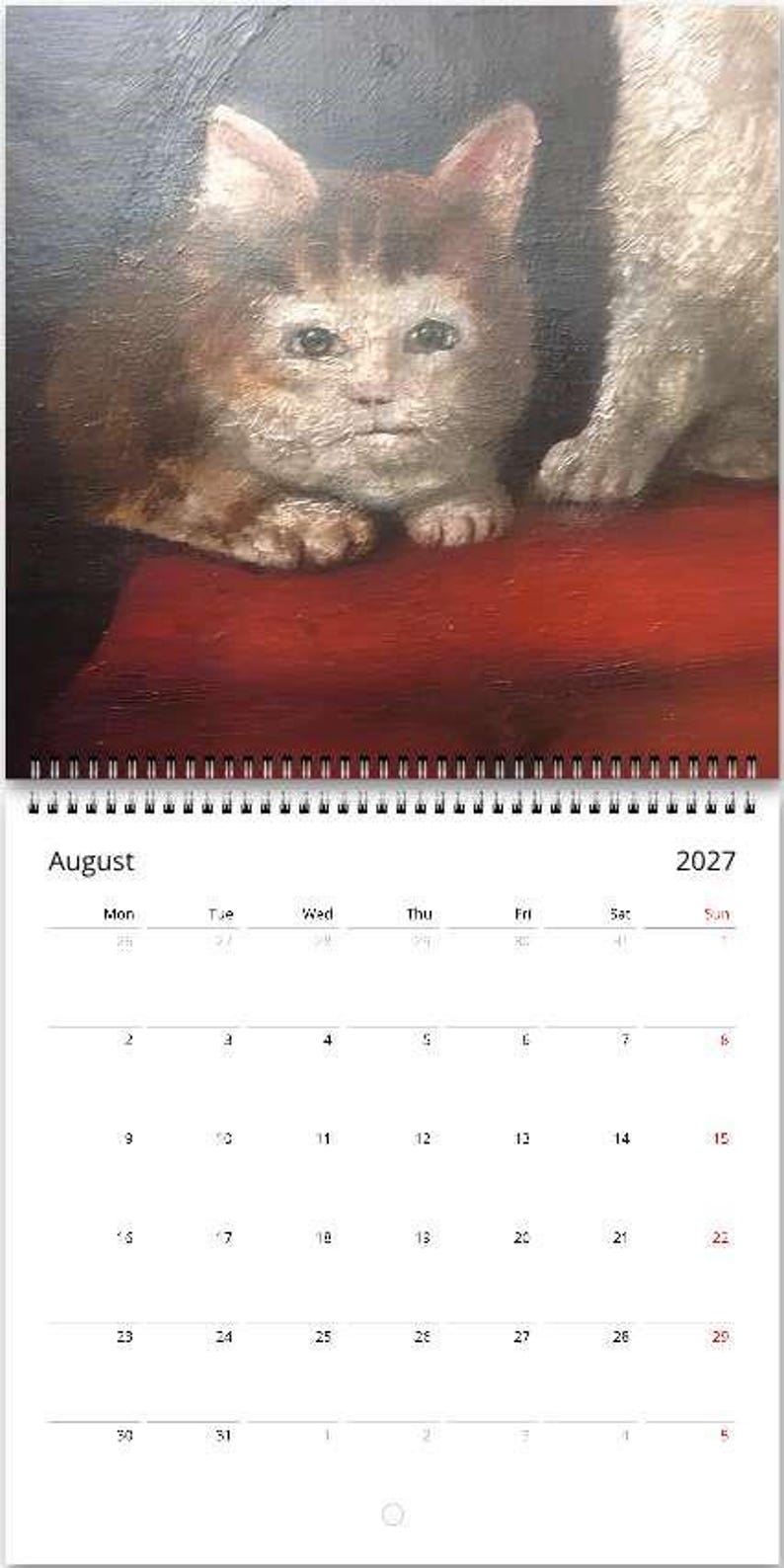 Medieval Inspired Ugly Cats Calendar