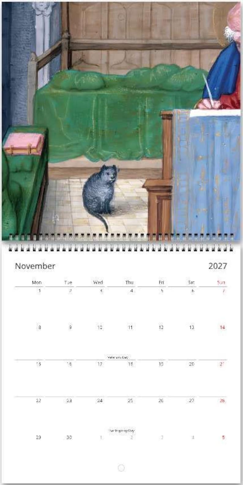Medieval Inspired Ugly Cats Calendar
