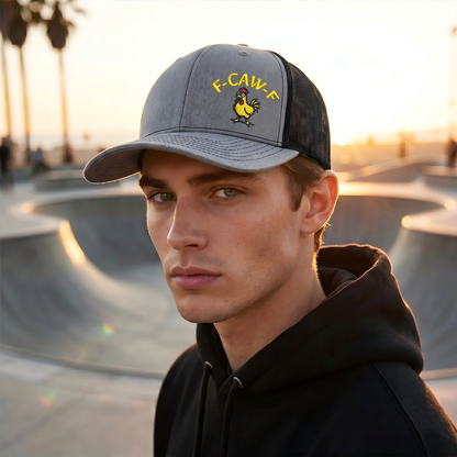 Witty Chicken Embroidered Snapback Cap – Cotton & adjustable – Fun design, perfect for casual days or gifts – breathable and comfy