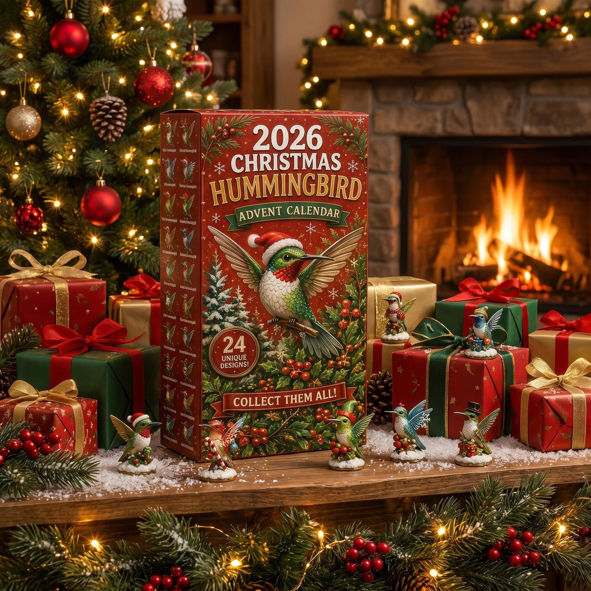 🐦2026 Christmas Hummingbird Advent Calendar – Every Day Brings New Surprises 🎄✨