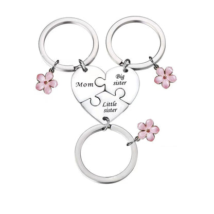 3-Piece Stainless Steel Interlocking Keychain Kit