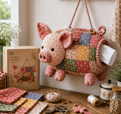 🧵LIMITED-TIME 43% OFF! ⏰ — DIY Animal Tissue Holder Sewing Kit | Perfect First Sewing Craft for Kids 🐻
