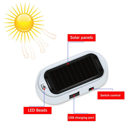 Solar Anti-Theft LED Flashing Lamp🚗🚨
