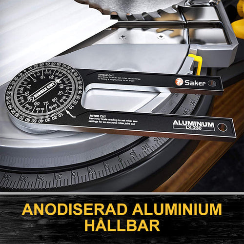📏 7-inch Aluminum Mitre Saw Conveyor | Precision Angle Finder