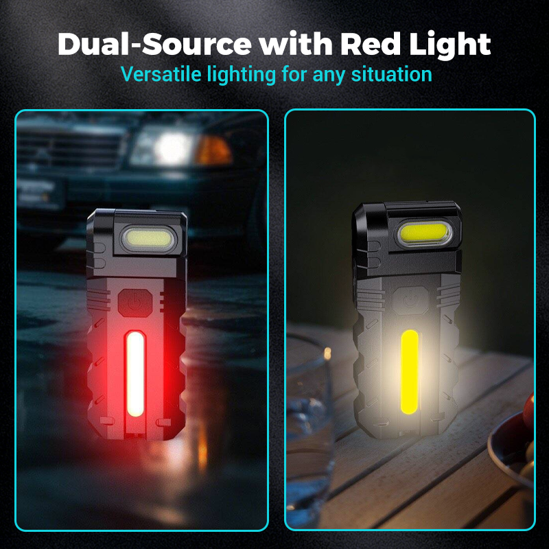 💎 49% OFF! 💎 180° Rotating Head LED Work Light – Dual Beam, Magnetic Base & USB-C Rechargeable