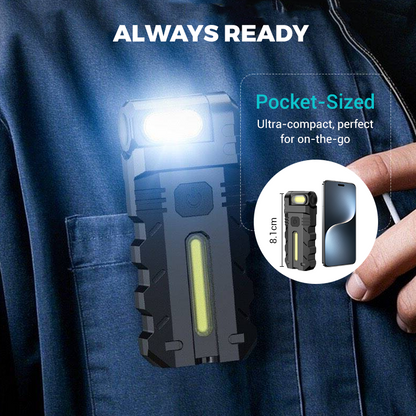💎 49% OFF! 💎 180° Rotating Head LED Work Light – Dual Beam, Magnetic Base & USB-C Rechargeable