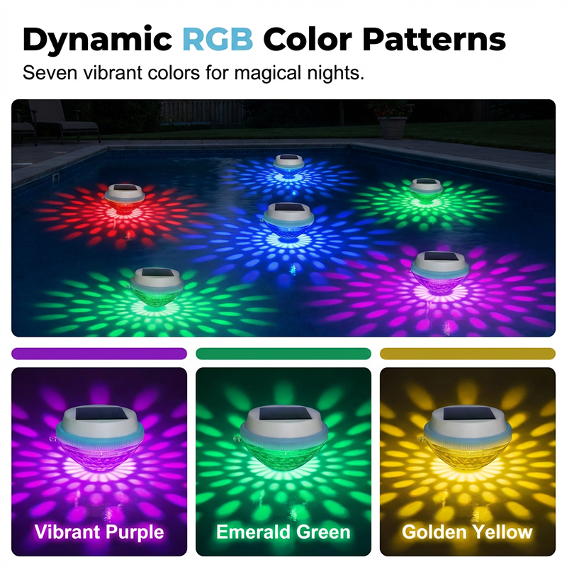 💡LED Solar Floating Pool Light🌈