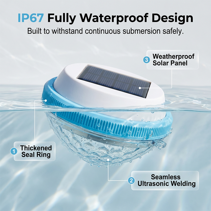 💡LED Solar Floating Pool Light🌈