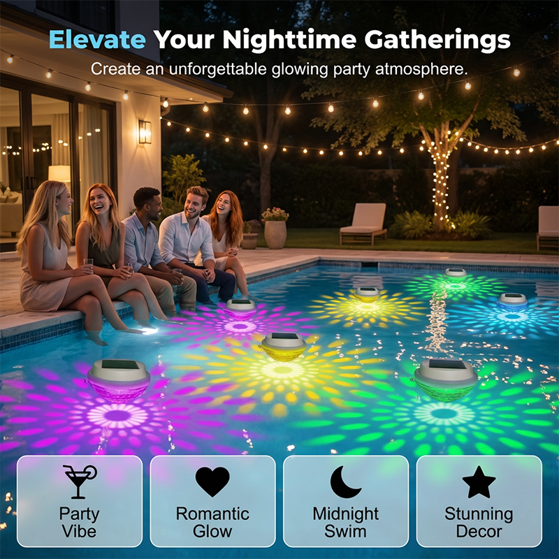 💡LED Solar Floating Pool Light🌈