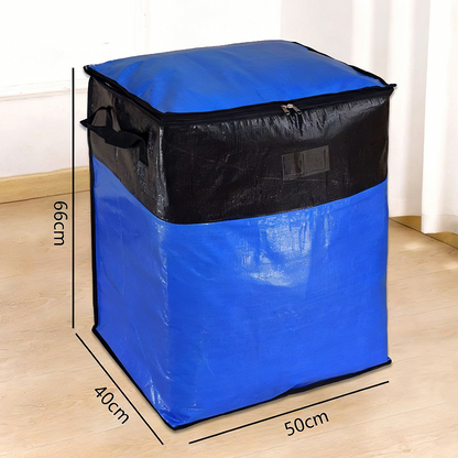 ⏰🧳 Collapsible Storage and Moving Bag – Heavy-duty handles & zippered closure – Folds flat, perfect for moving, travel or closet organization – reusable & easy to clean 🏠3