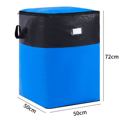 ⏰🧳 Collapsible Storage and Moving Bag – Heavy-duty handles & zippered closure – Folds flat, perfect for moving, travel or closet organization – reusable & easy to clean 🏠3