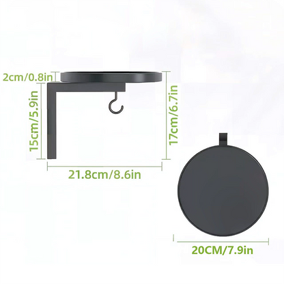 ⏰Wall-Mounted Metal Bird Bath – Antique Bronze Finish 🐦🛁🧱🏡