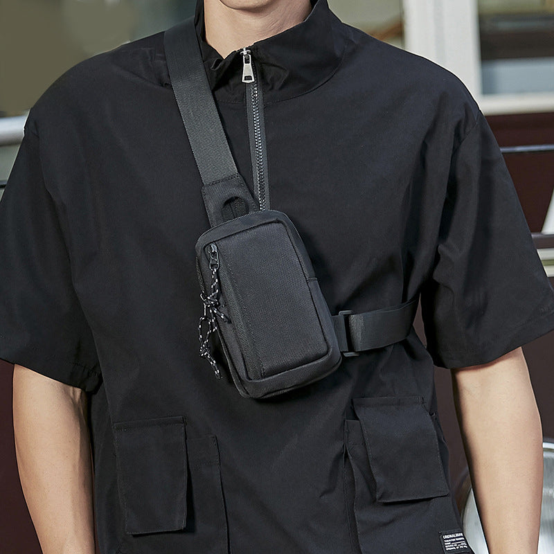 🧩 Multi-Compartment Sling Bag with Anti-Theft Back Pocket — Organise Your EDC, Protect Your Valuables