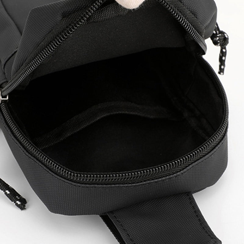 🧩 Multi-Compartment Sling Bag with Anti-Theft Back Pocket — Organise Your EDC, Protect Your Valuables