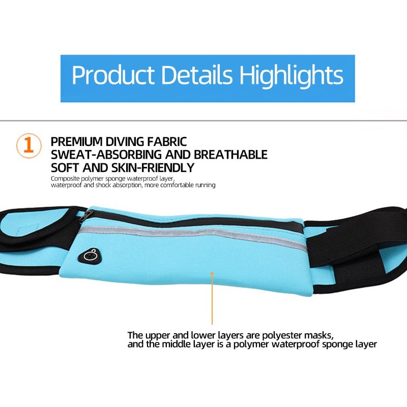 👟BUY 1 GET 1 FREE! 🏃 Running Phone Holder – Waterproof, Sweat-Absorbing, Multi-Compartment 🎧