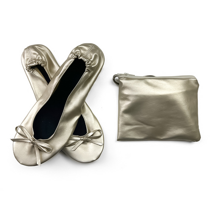 🎁2026 New Arrivals 50% OFF💥Women's Elegant Foldable Ballet Flats – Lightweight & portable – Perfect for travel, office or back-up comfort – stylish and practical ✨🌸