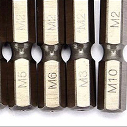Hex Shank Combination Drill and Tap Bit Set