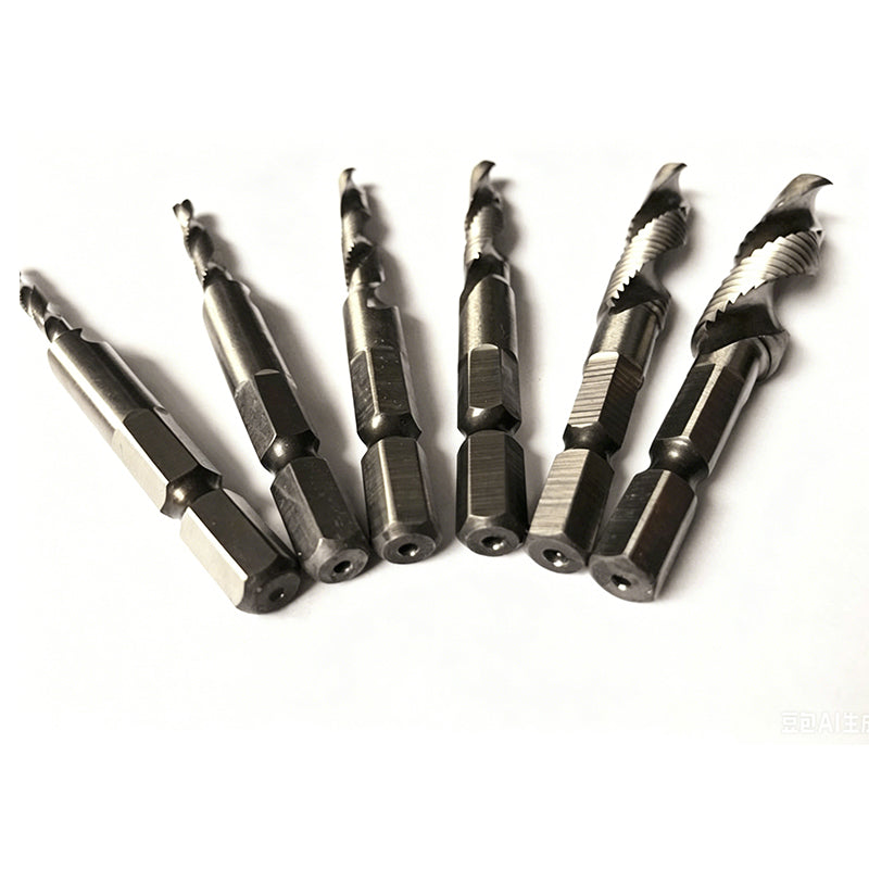 Hex Shank Combination Drill and Tap Bit Set