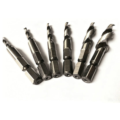 Hex Shank Combination Drill and Tap Bit Set
