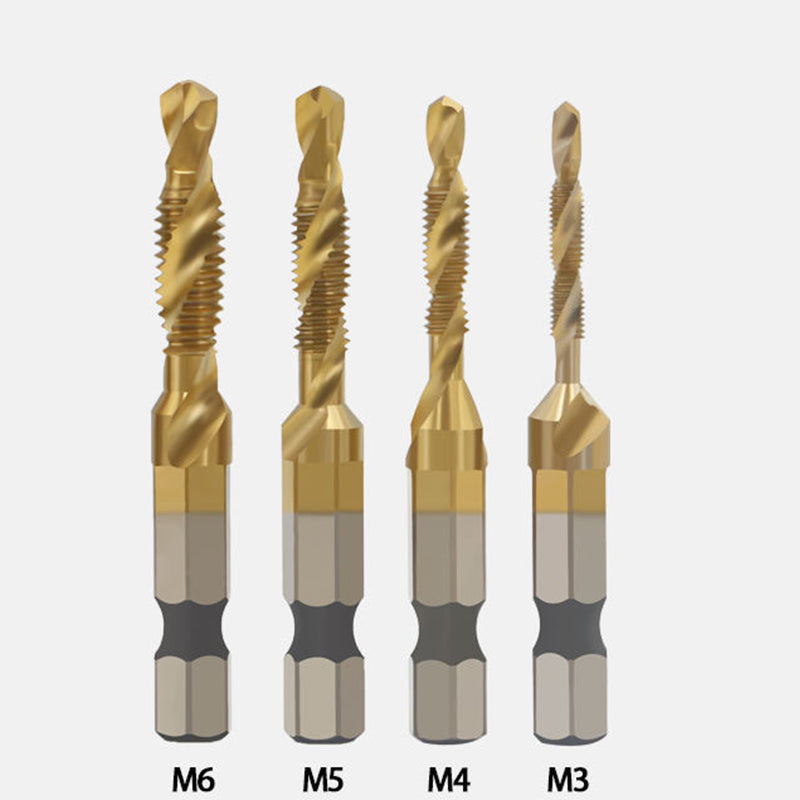 Hex Shank Combination Drill and Tap Bit Set