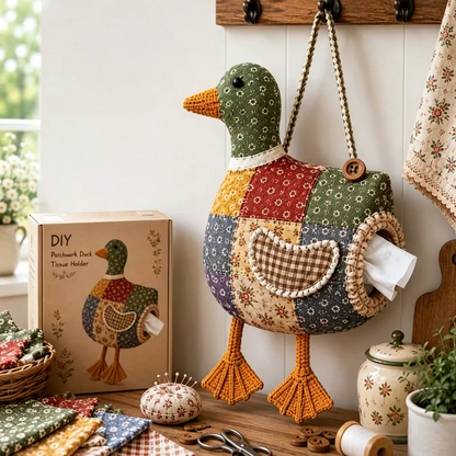 🧵LIMITED-TIME 43% OFF! ⏰ — DIY Animal Tissue Holder Sewing Kit | Perfect First Sewing Craft for Kids 🐻
