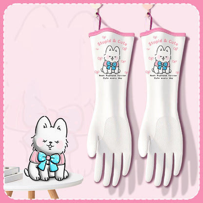 Long Waterproof Warm Cleaning Gloves