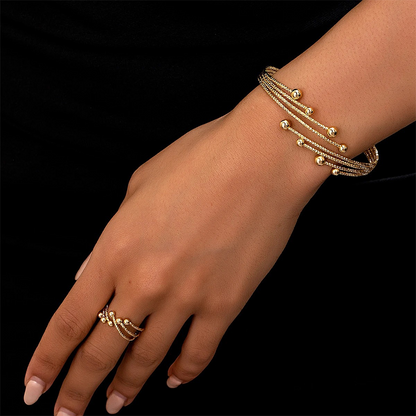 📢📢40% OFF !! ⏰Sparkle Wrap Bracelet Set for Women✨💍📿