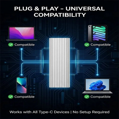 High-Speed Portable SSD External Solid State Drive