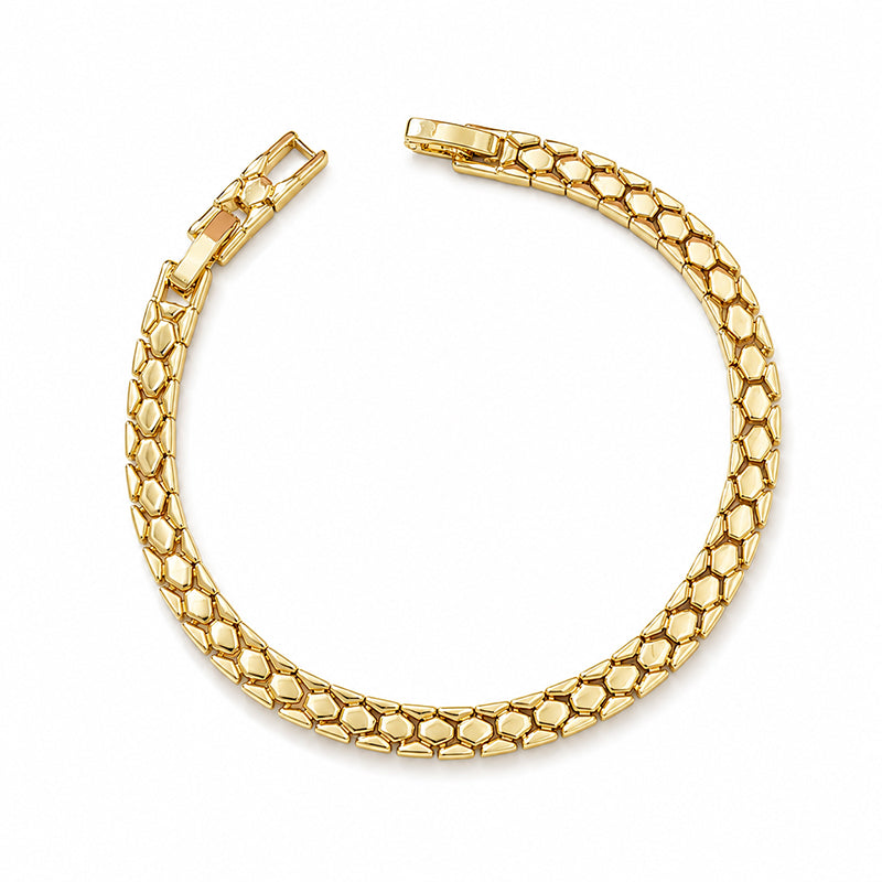 📢📢40% OFF !! ⏰Women's Elegant Gold Color Chain Bracelet
