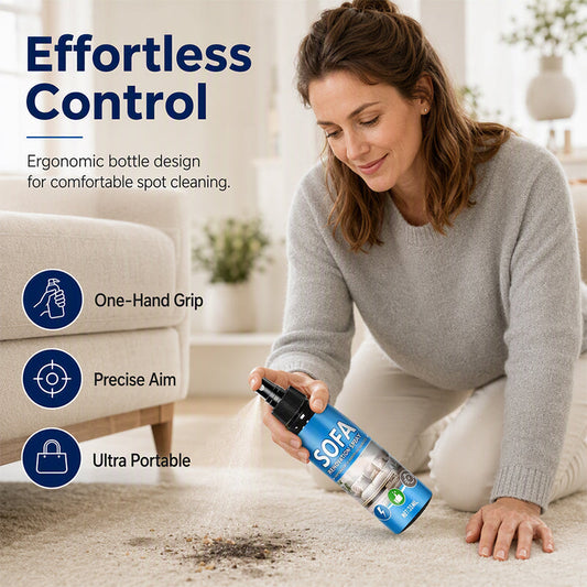 🥳2026 HOT SALE🥳💞50K+ SOLD!🛋️✨No‑Rinse Fabric Cleaner Spray – Just spray & wipe – no water, no rinsing. Perfect for sofas, carpets & upholstery – fresh in minutes! 🧼💨