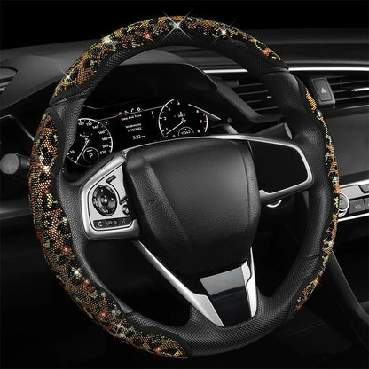 Sparkly Rhinestone Steering Wheel Cover