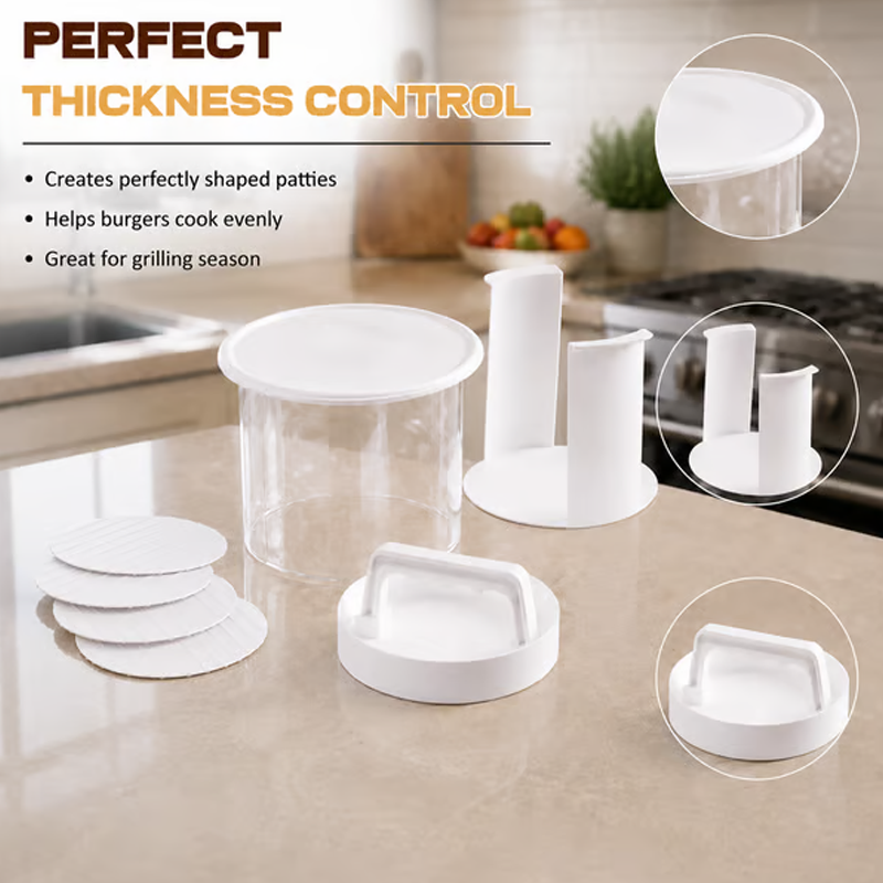 🥳Kitchen Burger Patty Maker with Separator Discs