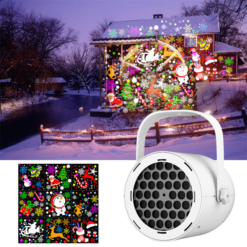 🎅16-Pattern USB Christmas Projector Light