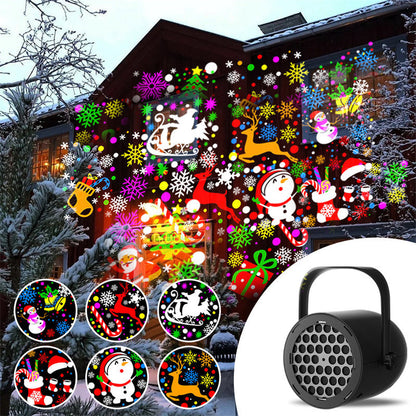 🎅16-Pattern USB Christmas Projector Light