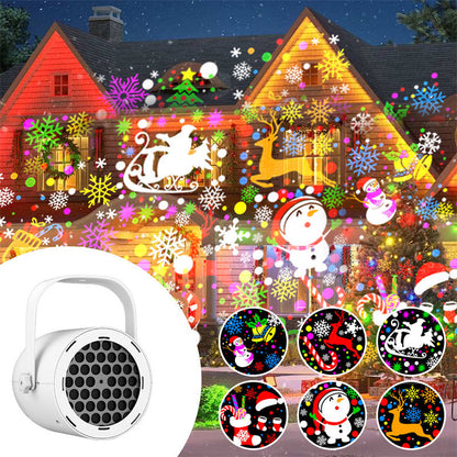 🎅16-Pattern USB Christmas Projector Light