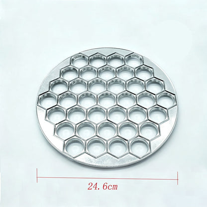 Shape 37 Dumplings Instantly! No-Fuss Aluminum Dumpling Mold