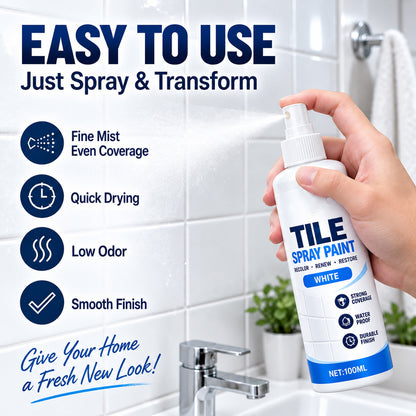 🎨 Tile Renewal Spray Paint, 100ml 3 Colors