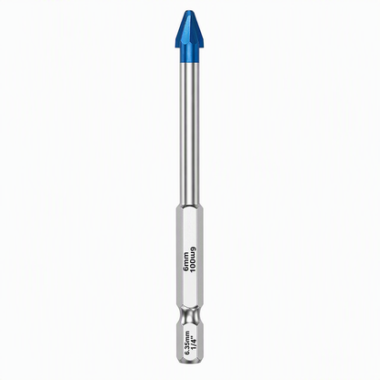 Hex Shank Carbide Eccentric Drill Bit – Crack-Free, Sharp Tip, Multi-Surface ✨