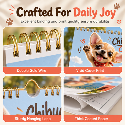Chihuahua 12-Month Calendar – Cute & Decorative