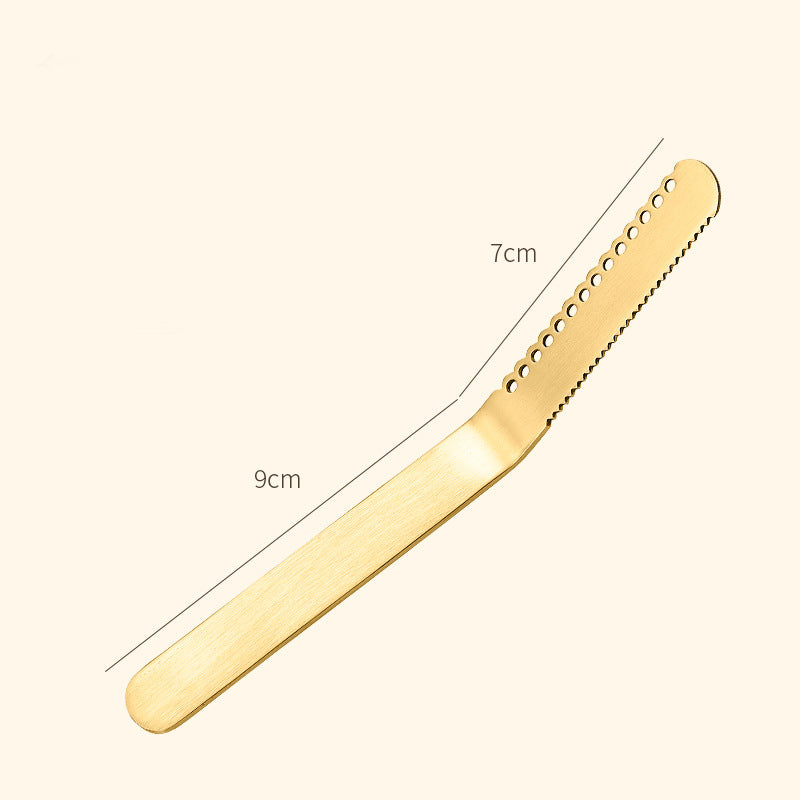 Professional 3-in-1 butter and spreading knife made of 304 stainless steel