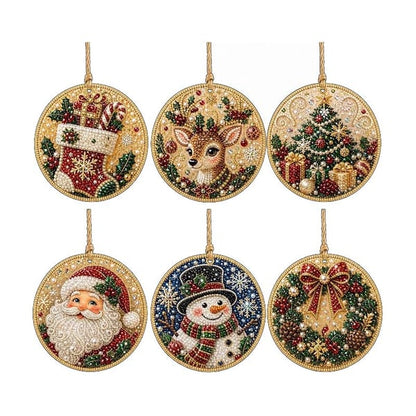 Christmas DIY Diamond Painting Ornaments Kit | Sparkly Handmade Tree Decor