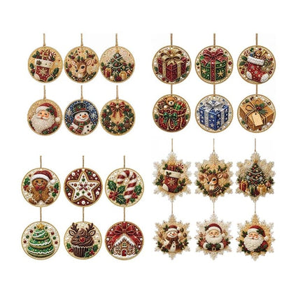Christmas DIY Diamond Painting Ornaments Kit | Sparkly Handmade Tree Decor
